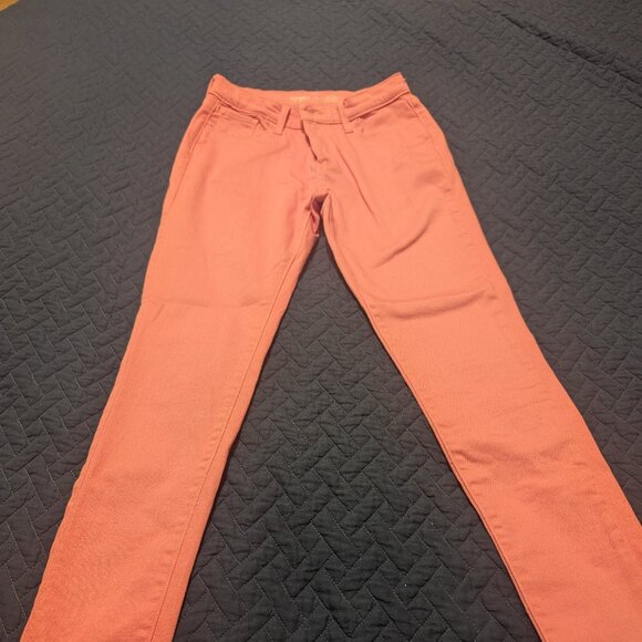 Old Navy High -Waisted Rockstar 360 Stretch Jeggings Pink Splendor Girls Size 18 - Picture 1 of 4